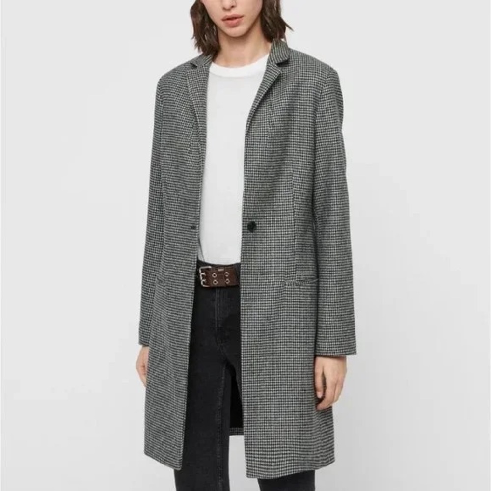 All Saints - Jacket - Size 8 - small leather details
